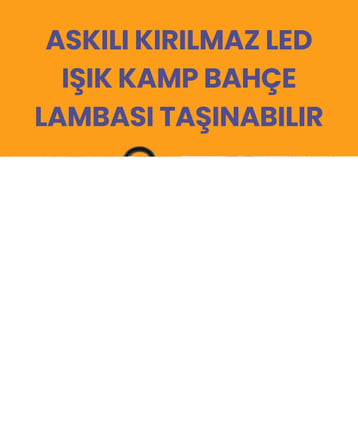 Çok Yönlü Asma Kancalı Kamp Işığı
