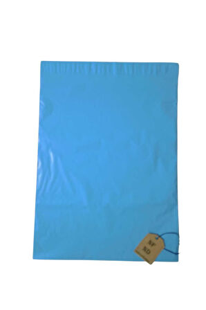 Kargo Poşeti Mavi Kendinden Yapışkanlı Cepsiz Renkli 25x35 (10LU)