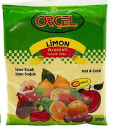 Orçel Sahlep 200gr. + Muzlu Süt 200gr. + Kivi 300gr. + Limon 300gr. Aromalı İçecek Tozu Oralet Çay