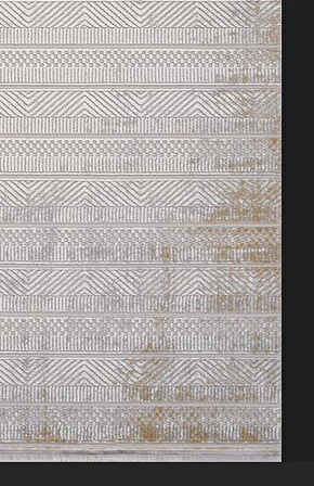Artemis Halı Karizma 02811G Gold Krem Modern Çizgili Halı