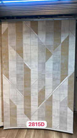 Artemis Halı Karizma 02815D Gold Krem Modern Çizgili Halı