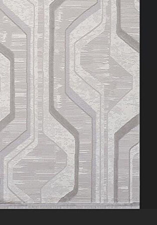 Artemis Halı Karizma 02819E Gri Beyaz Modern Çizgili Halı