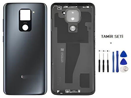 Xiaomi Redmi NOTE 9 FULL Kasa Arka Kapak Takım SİYAH - TAMİR SETİ