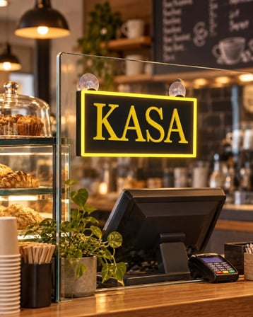 LED IŞIKLI KASA TABELASI KASA YAZISI