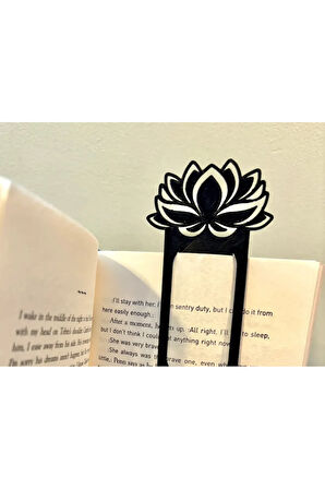 Just3dprintings Lotus Çiçeği Tasarımlı Kitap Ayracı