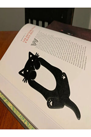 Just3dprintings Sevimli Kedi Tasarımlı Kitap Ayracı