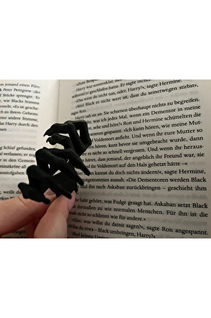 Just3dprintings Skeleton El Temalı Kitap Ayracı