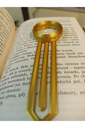 Just3dprintings Yüzüklerin Efendisi Kitap Ayracı V2