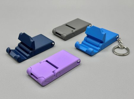 3D Baskı Katlanabilir Telefon Standı Anahtarlık – Cep Tipi Telefon Tutucu