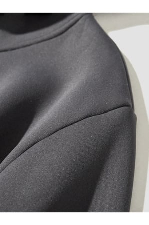 Kadın Erkek Antrasit Astroworld Travis Scott Baskılı Oversize Kapşonlu Kanguru Cepli Hoodie