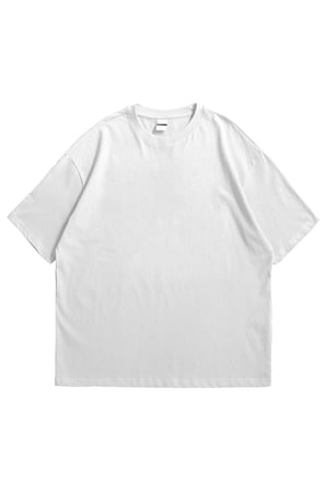 Kadın Erkek Beyaz Travis Scott Wish You Were Here Baskılı Oversize Bisiklet Yaka Kısa Kollu Tişört