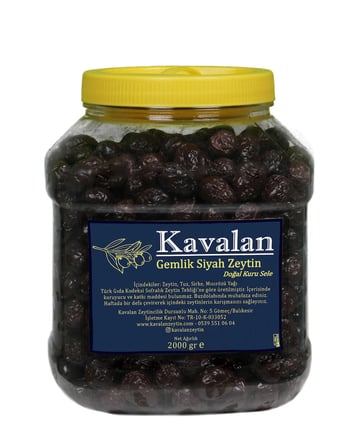 5 Lt Erken Hasat Soğuk Sıkım Zeytinyağı + 2 Kg Gemlik Siyah Zeytin