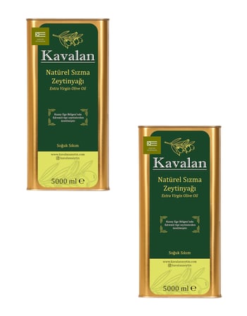 2X5 Lt Kuzey Ege Soğuk Sıkım Natürel Sızma Zeytinyağı