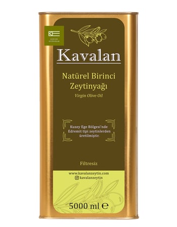 5 Lt Kuzey Ege Natürel Birinci Zeytinyağı