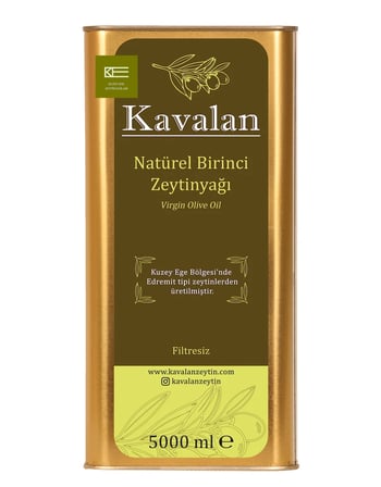 5 Lt Kuzey Ege Natürel Birinci Zeytinyağı