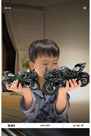KAWASAKİ NİNJA H2R 1:9 MODEL MAKET MOTOR SİYAH