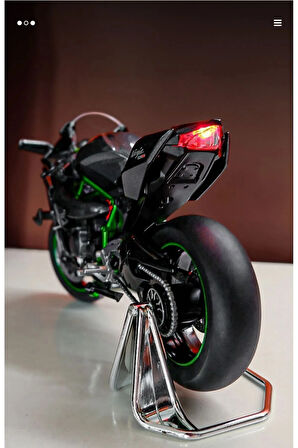 KAWASAKİ NİNJA H2R 1:9 MODEL MAKET MOTOR SİYAH