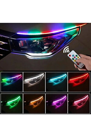 Far Içi Far Üstü Su Geçirmez Kayar Led 60 Cm Rgb Renk Kumandalı