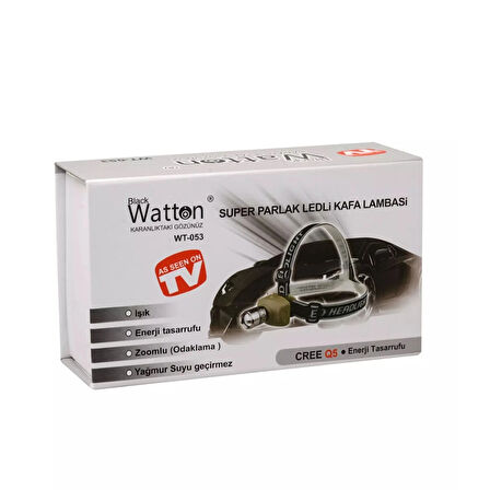 pilelistore Süper Zoomlu Kafa Lambası Wt-053