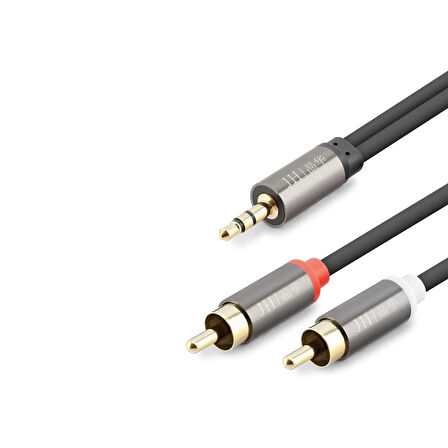 pilelistore 3.5 Mm To 2Rca Kablo 2Lıne Gold 1.5M Siyah HDX1067