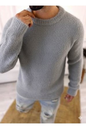 Sweatshirt Oversize Tüylenmez Polar Kazak Bol Kesim Naturel Pamuk Rahat Kesim Salaş Peluş Kazak