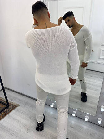 Kazak Oversize Triko Bol Kesim Salaş Kazak