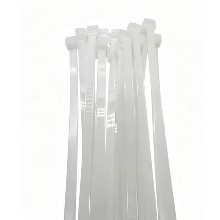 300+100 Hediye Kablo Bağı 200X3,60Mm Beyaz Güçlü Plastik Cırt Kelepçe 400 Adet