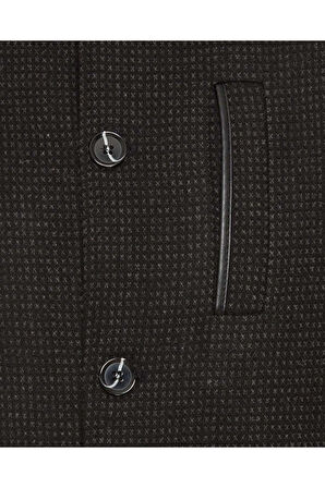 Hakim Yaka Siyah Erkek Kaban