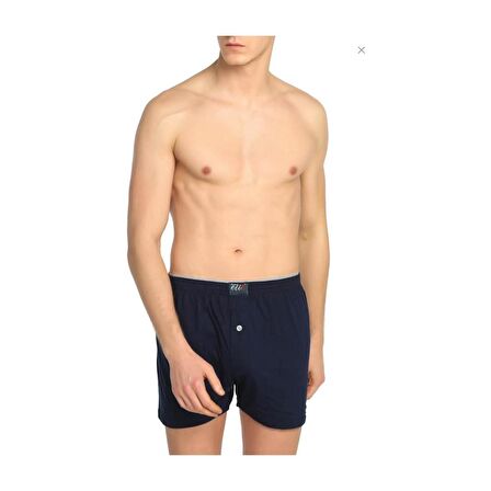 6'Lı Tutku Elit Havlu Bel 1101 Düğmeli Erkek Boxer