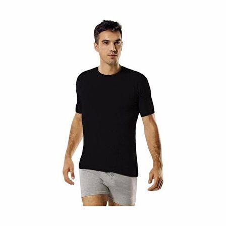 Namaldı 181 Bisiklet Yaka Likralı Yarım Kol Fanila- 3 Adet