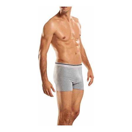 Berrak 1097 Erkek Likralı Esnek Boxer 3'Lü