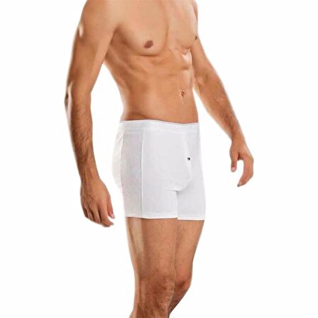 BERRAK 1059 Likralı Düğmeli Erkek Boxer 3'Lü 