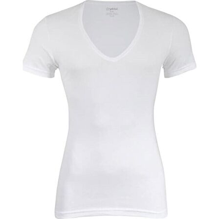 Yıldız 355-356 Erkek Derin V Yaka Kısa Kollu T-Shirt