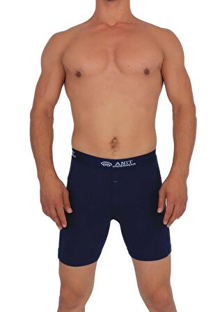  Anıt 1114 Erkek Likralı Uzun Boxer - 3 Adet