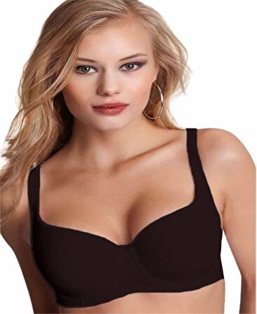 2 Adet NBB 3613 Toparlayıcı Kaplı Balenli Basic Sütyen (B C D Kap