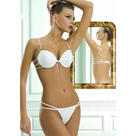 Le Jardin Destekli Sütyen String Taşlı Takım 6950