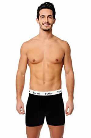3 Adet Tutku Erkek Elastan Spor Boxer