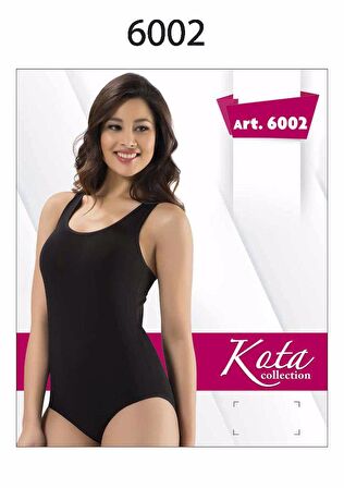 Kota Kadın Geniş Askı Çıtçıtlı Body-6002 