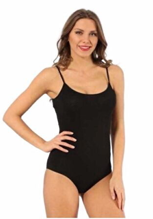  Kota Kadın İp Askılı Çıtçıtlı Body 2 Adet-6001