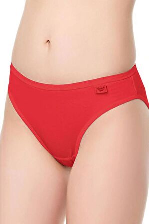 12 Adet Tutku Bayan Elastan Düz Bikini Külot