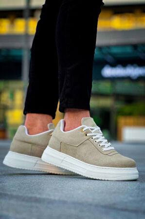 KB-X20 Kuback Bej Süet  Günlük Erkek Ayakkabı