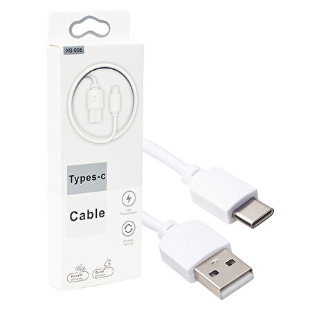 Type-C USB Şarj Data Kablosu 1 Metre XS-005