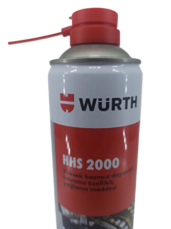  0893106 028 WÜRTH HHS 2000-YAĞLAMA SPREYİ 500ML TUTUNMA ÖZELLİKLİ YAĞLAYICI