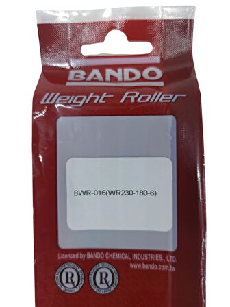  BANDO DEBRİYAJ TAHRİK SETİ BWR-016 23X18MM 19GR 6LI X-MAX 300 2018-2020 FORZA 300 DAELIM S3 XCITING 250