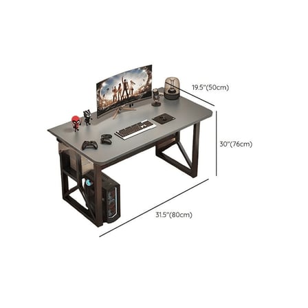 KC-0121 Ayaklı Dikdörtgen Ofis Masası Metal + MDF Malzeme