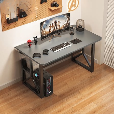 KC-0121 Ayaklı Dikdörtgen Ofis Masası Metal + MDF Malzeme