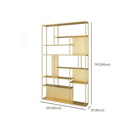 KC-0237 7-Katmanlı Modern Metal Kitaplık ve Teşhir Rafı