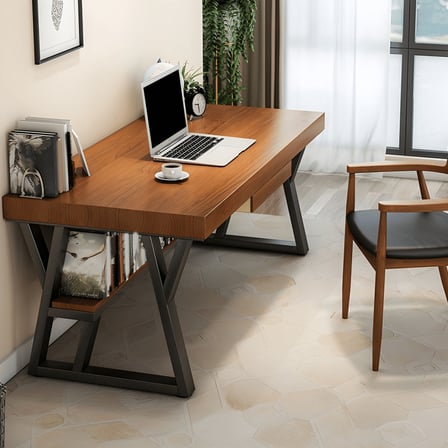 KC-0246 Endüstriyel MDF Bilgisayar Masası, Metal Çalışma Masası 200 cm