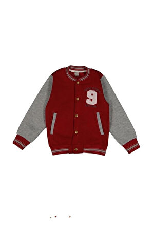 Fatih Bordo 3İp Şardonlu Unisex Çocuk Kolej Ceket 914-B