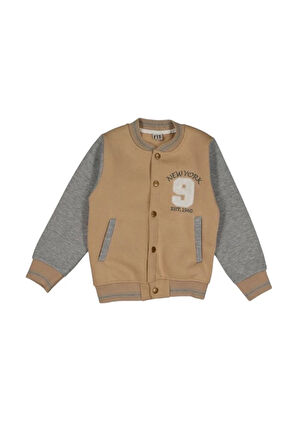 Fatih Bej 3İp Şardonlu Unisex Çocuk Kolej Ceket 914-BE